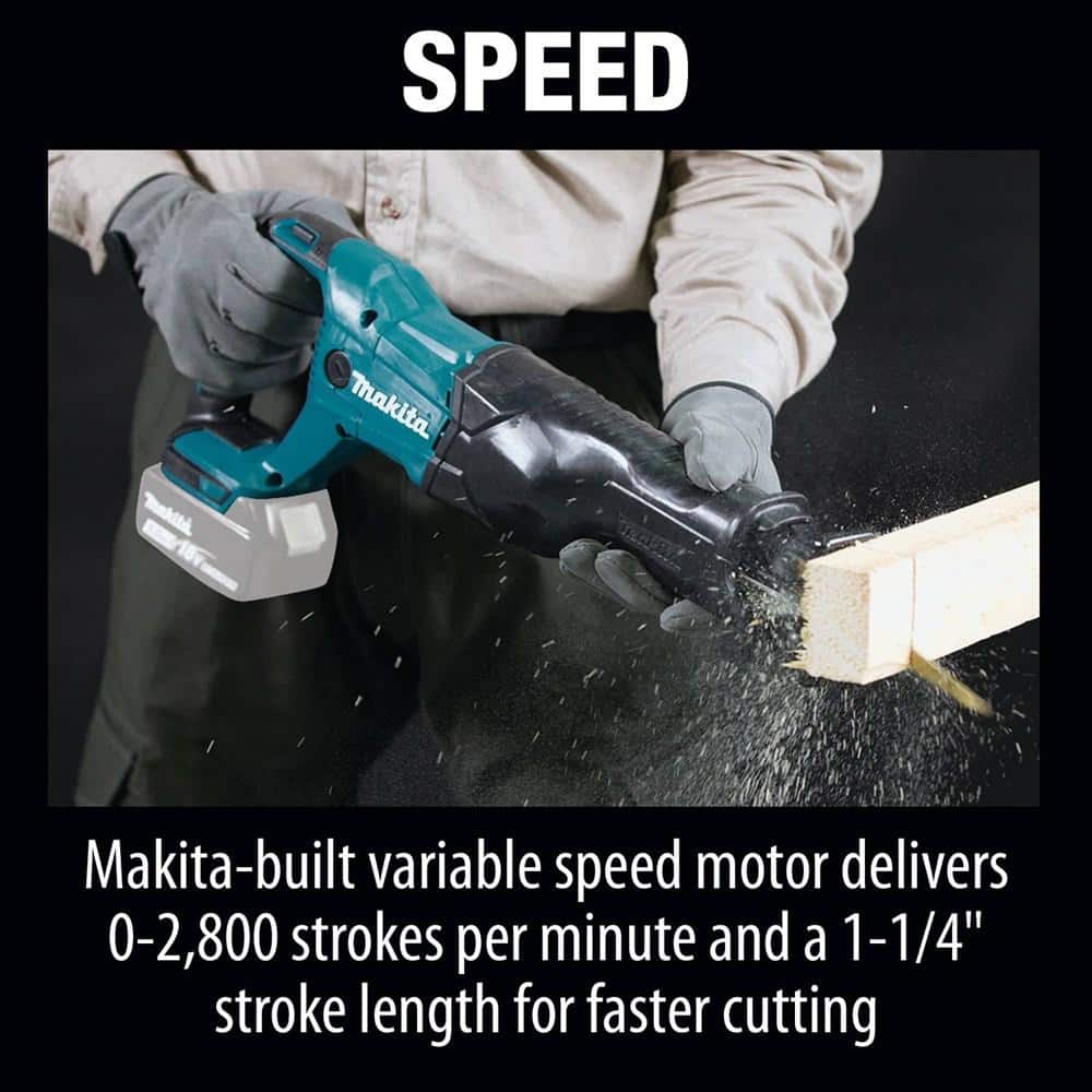 Makita 18V LXT Lithium-Ion Cordless Reciprocating Saw (Tool-Only), XRJ04Z - Image 5