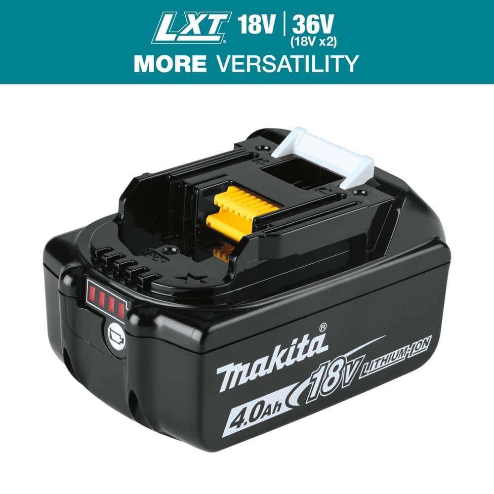 Makita 18V LXT Lithium‑Ion High Capacity Battery Pack 4.0Ah with Fuel Gauge (BL1840B)