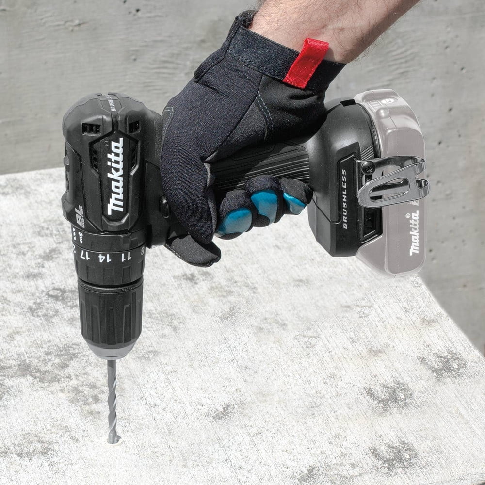Makita 18V LXT Lithium‑Ion Sub‑Compact Brushless Cordless 1/2 in. Hammer Driver‑Drill (Tool Only) - Image 6