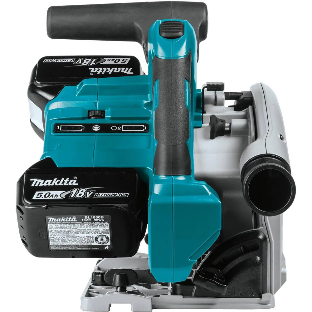 Makita 18V X2 LXT (36V) Brushless 6-1/2 in. Plunge Circular Saw Kit, 5.0Ah Batteries + Bonus 18V LXT Cordless Jigsaw - Image 4