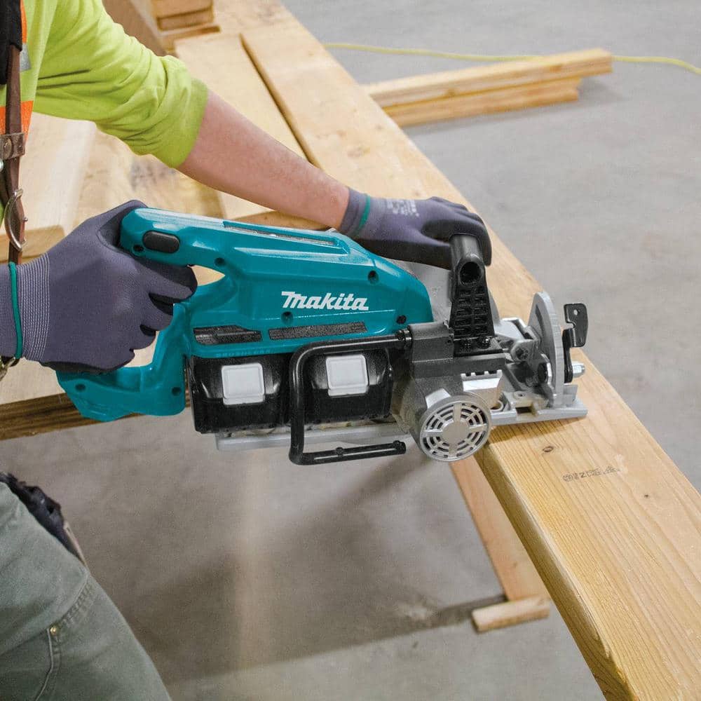 Makita 18V X2 LXT 5.0Ah Lithium-Ion (36V) Brushless Cordless Rear Handle 7-1/4 in. Circular Saw Kit - Image 8