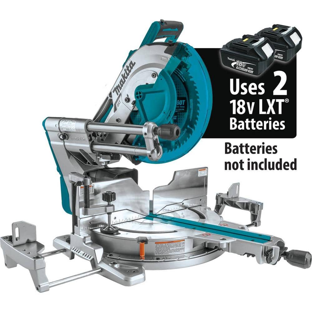 Makita 18V X2 LXT Lithium‑Ion (36V) 12 in. Brushless Dual‑Bevel Sliding Compound Miter Saw, AWS Capable (Tool‑Only) - Image 2
