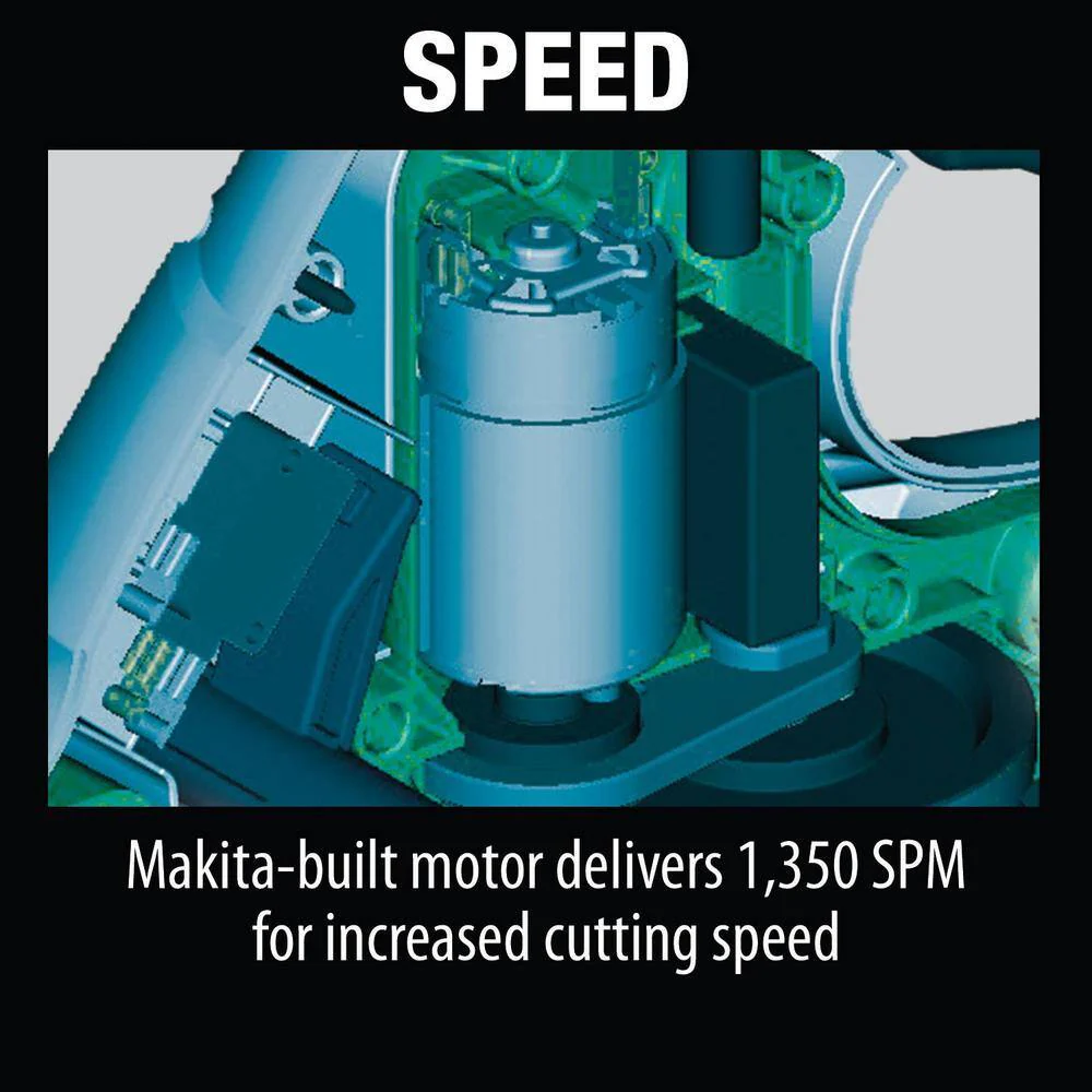 Makita 22 in. 18V LXT Lithium‑Ion Cordless Hedge Trimmer Kit with 4.0Ah Battery and Charger (XHU02M1) - Image 7
