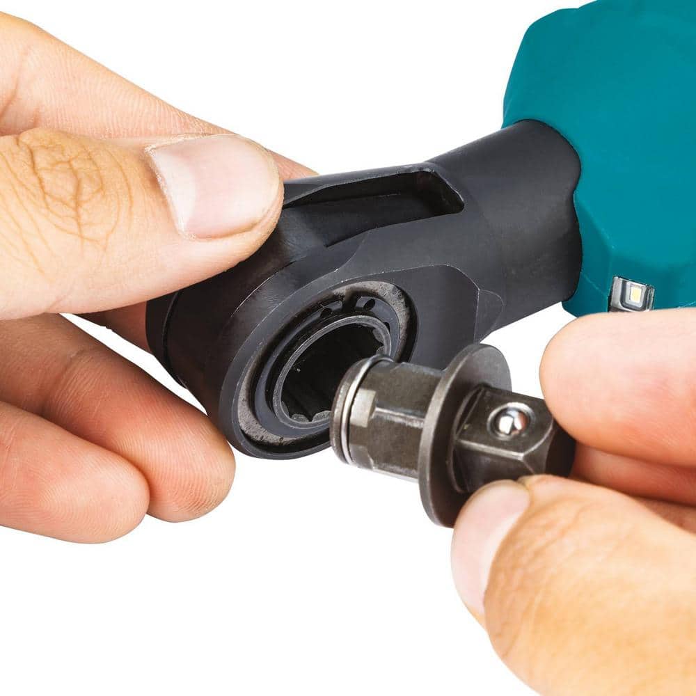 Makita 3/8 in./1/4 in. 18V LXT Lithium-Ion Cordless Square Drive Ratchet (Tool-Only) - Image 5