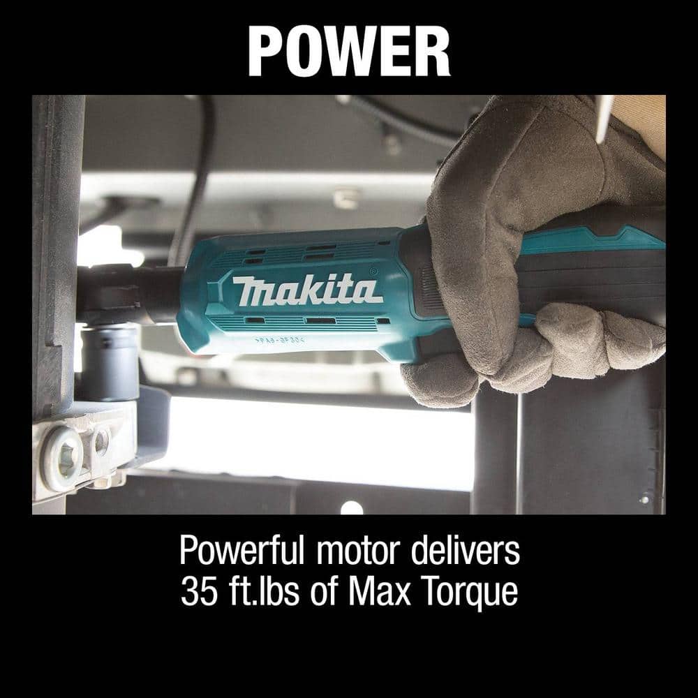 Makita 3/8 in./1/4 in. 18V LXT Lithium-Ion Cordless Square Drive Ratchet (Tool-Only) - Image 7