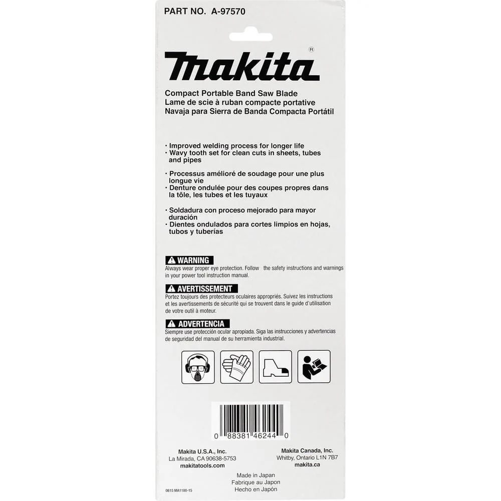 Makita 32-7/8 in. 18 TPI Compact Portable Band Saw Blade, Bi-Metal (For 32-7/8 in. Saws) - Image 6
