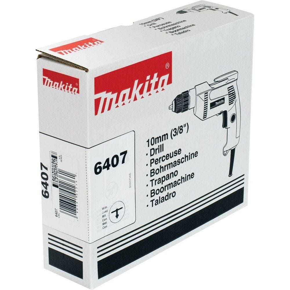 Makita 4.9 Amp 3/8 in. Corded Drill, Variable Speed, Keyed Chuck – Model 6407 - Image 2