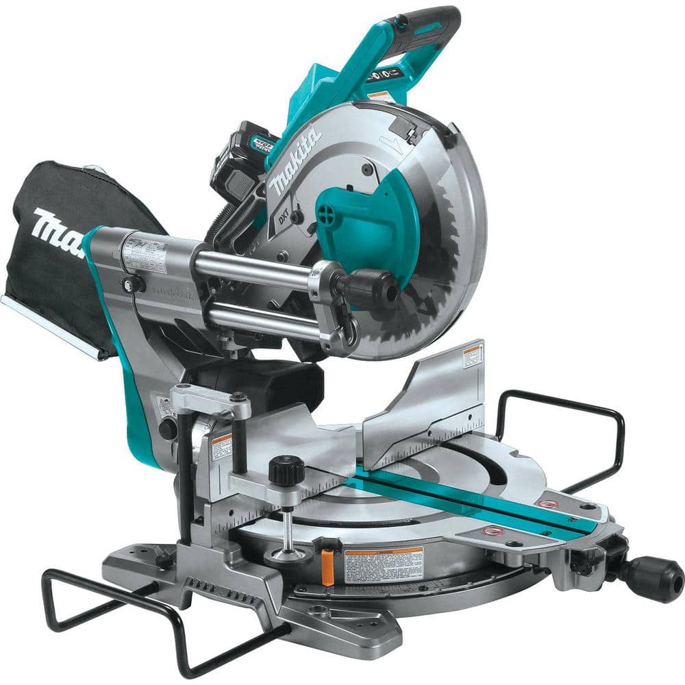 Makita 40V max XGT Brushless Cordless 10 in. Dual-Bevel Sliding Compound Miter Saw Kit, AWS Capable (4.0Ah) - Image 7