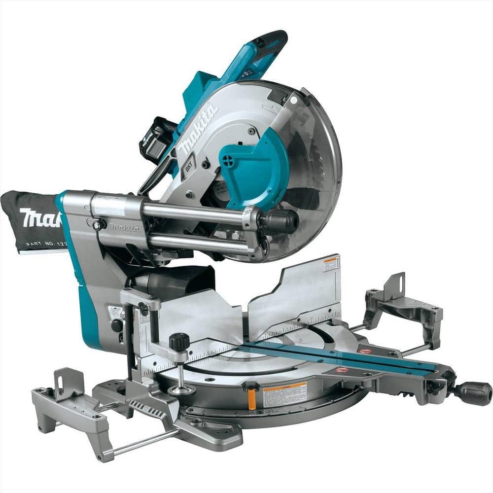 Makita 40V max XGT Brushless Cordless 12 in. Dual-Bevel Sliding Compound Miter Saw Kit, AWS Capable (4.0Ah) - Image 7