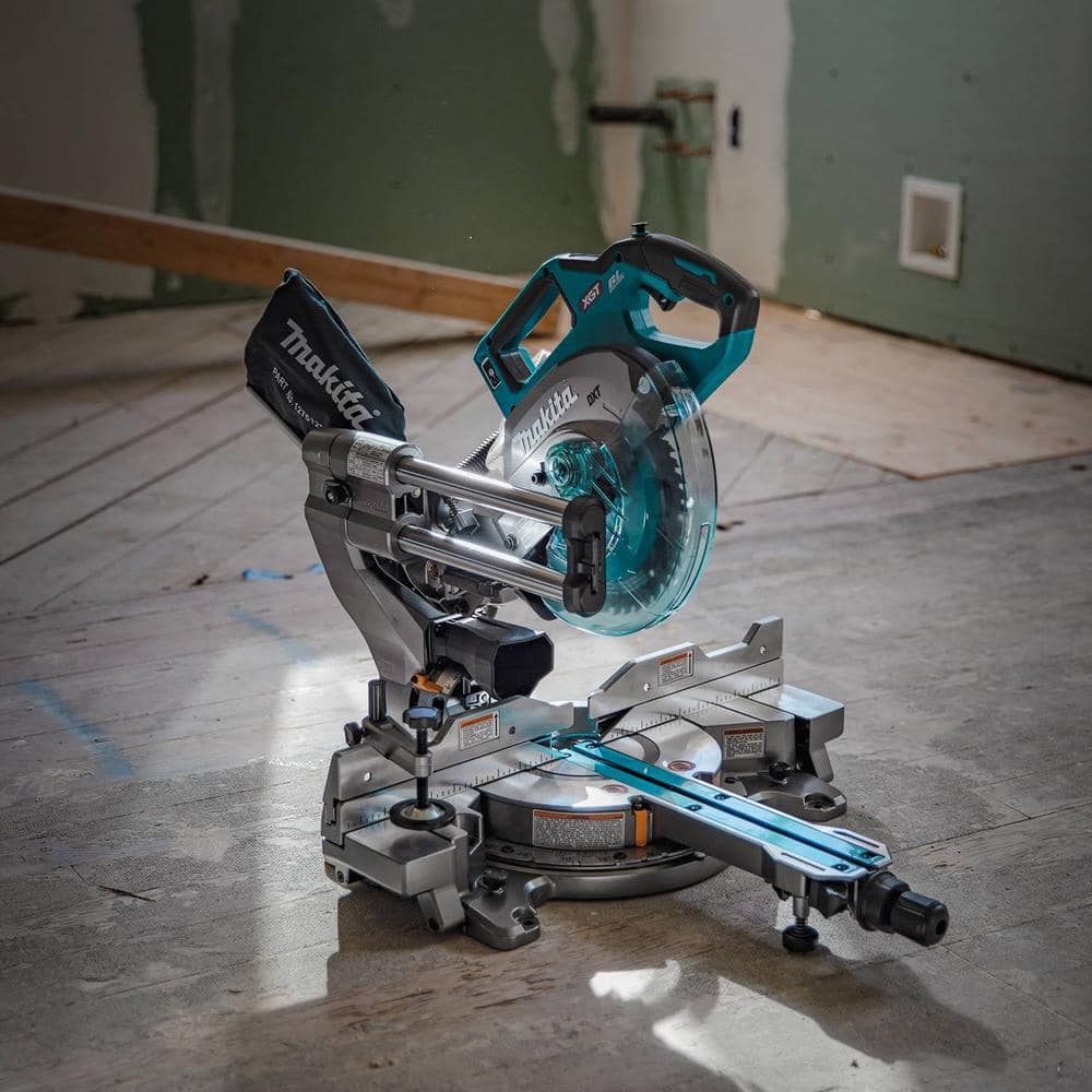 Makita 40V Max XGT Brushless Cordless 8-1/2 in. Dual-Bevel Sliding Compound Miter Saw, AWS Capable (Tool Only) - Image 7