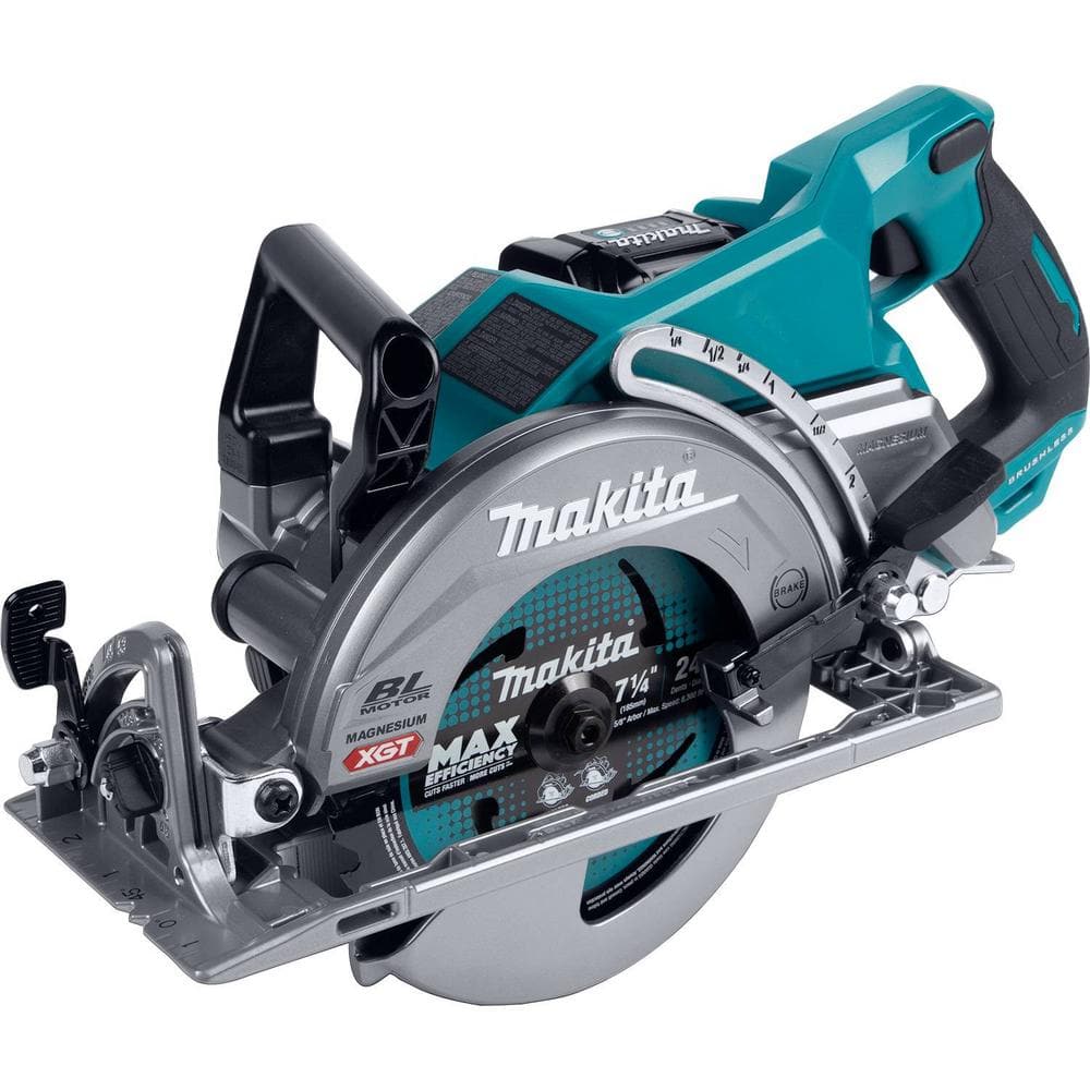 Makita 40V Max XGT Brushless Cordless Rear Handle 7-1/4 in. Circular Saw Kit (4.0 Ah) - Image 8