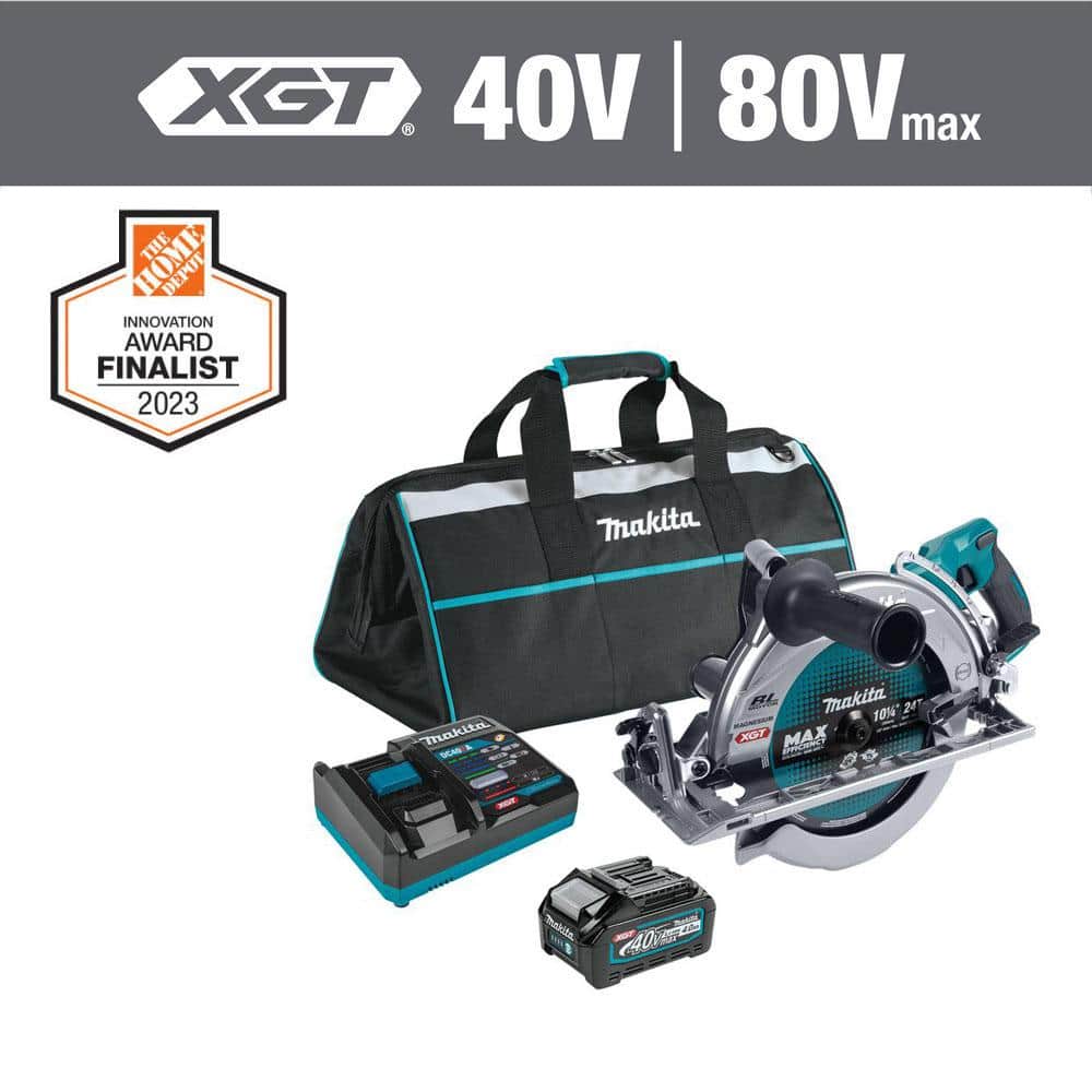 Makita 40V Max XGT Brushless Rear Handle 10-1/4 in. Circular Saw Kit, AWS Capable (4.0Ah) - Image 14
