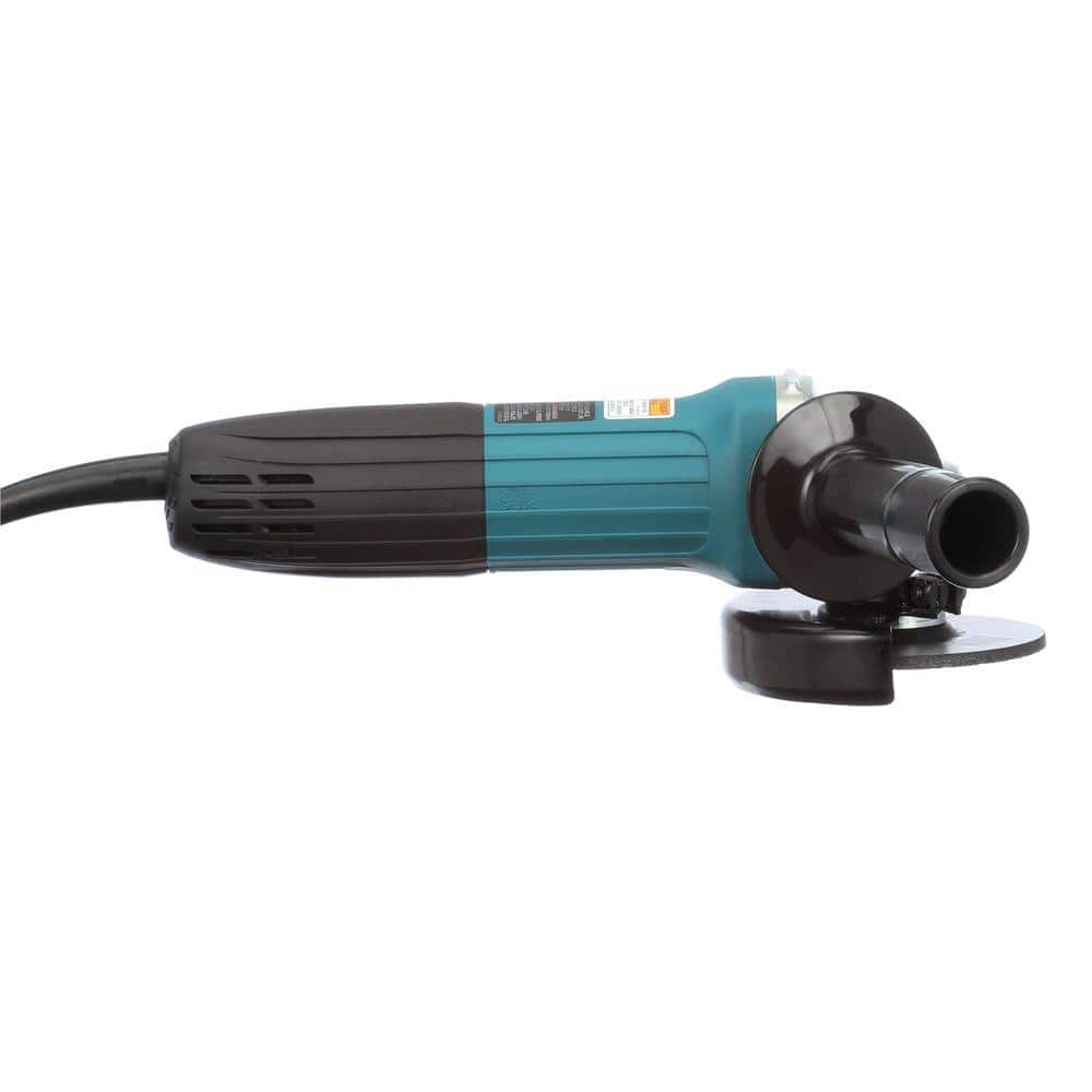 Makita 6 Amp Corded 4 in. Lightweight Angle Grinder with Grinding Wheel, Wheel Guard Side Handle Hard Case - Image 2