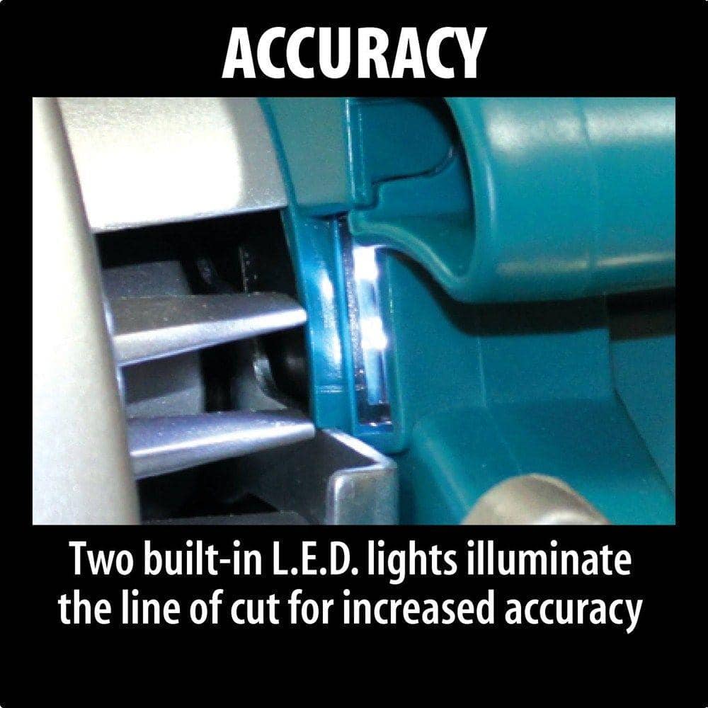 Makita 7-1/4 in. 15 Amp Corded Circular Saw with Dust Port 2 LED Lights 24T Carbide Blade - Image 11