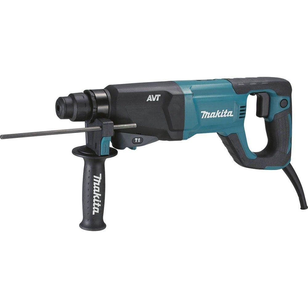 Makita 8 Amp 1 in. Corded SDS-Plus Concrete/Masonry AVT Rotary Hammer Drill with 4-1/2 in. Corded Angle Grinder with Hard Case - Image 12