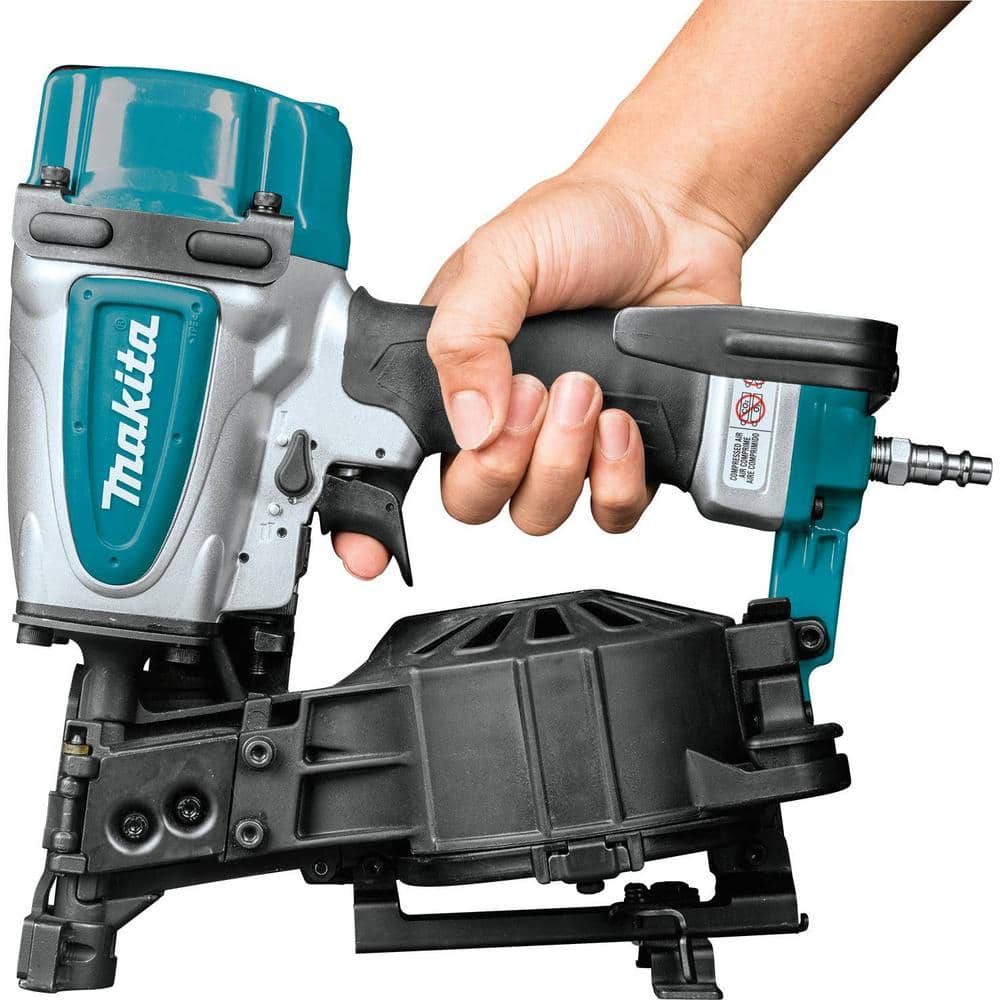 Makita Pneumatic 1-3/4 in. 15 Degree Coil Corded Roofing Nailer - Image 6