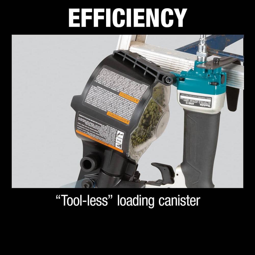 Makita Pneumatic 2-1/2 in. 15° Siding Coil Nailer - Image 9