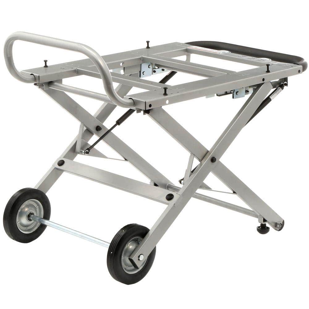 Makita Portable Table Saw Stand, Adjustable Foldable Stand with Wheels