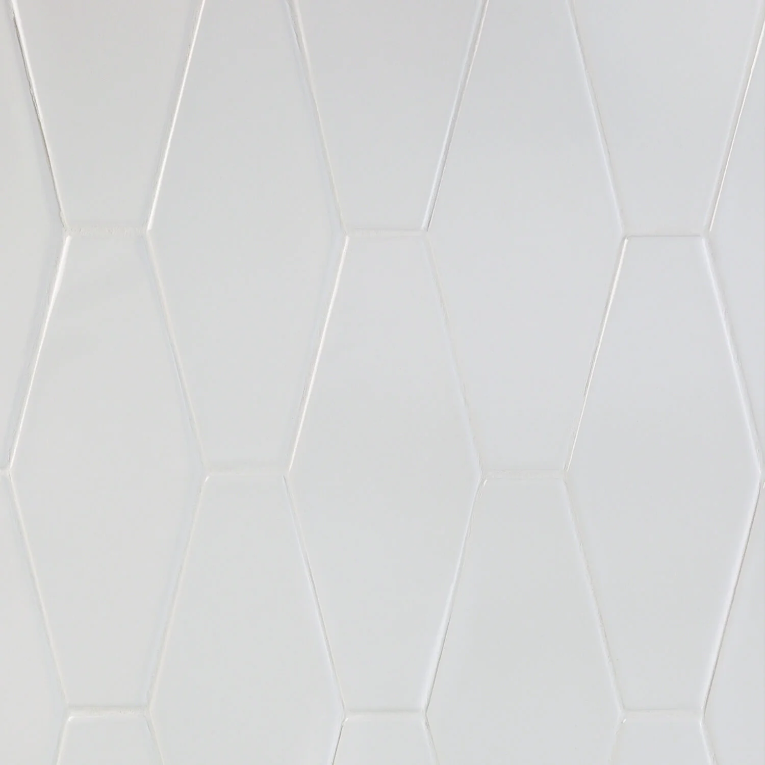 Manchester Bianco White 4x8 Hexagon Glazed Ceramic Wall Tile - Image 5