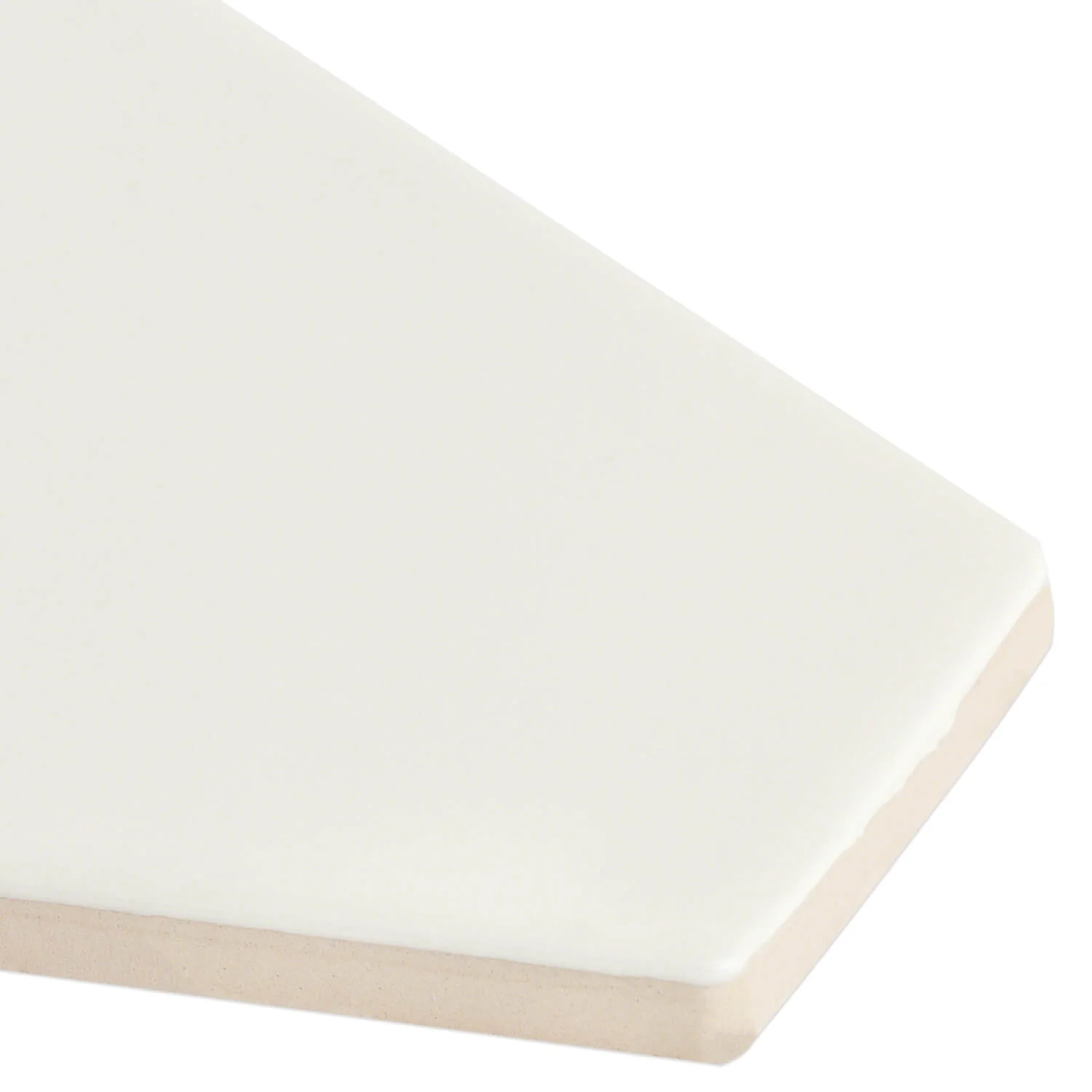 Manchester Vanilla Hexagon Glossy Ceramic Wall Tile - Lux Tile - Image 4