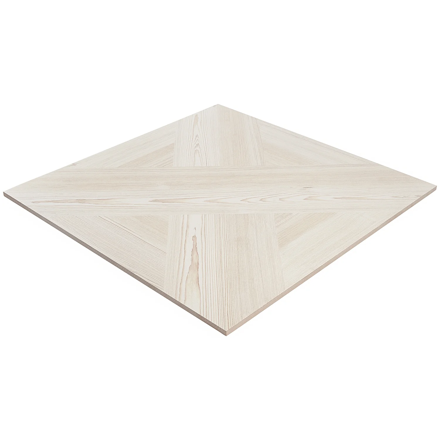 Mandorla White 24x24 Matte Wood Look Porcelain Tile - Image 4
