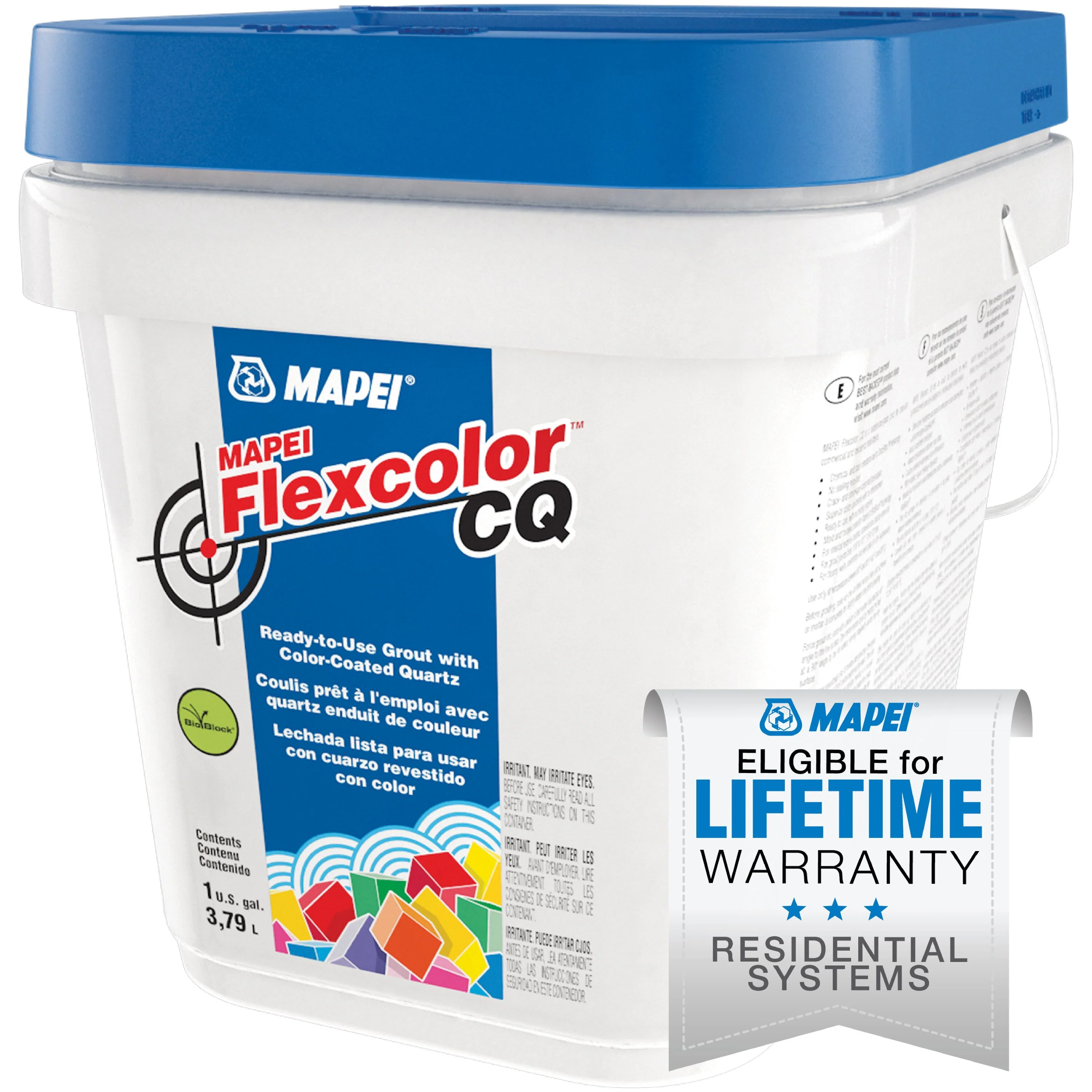 MAPEI Flexcolor CQ Grout, Driftwood #5105 – 1 Gallon Ready-to-Use Sanded Acrylic - Image 3