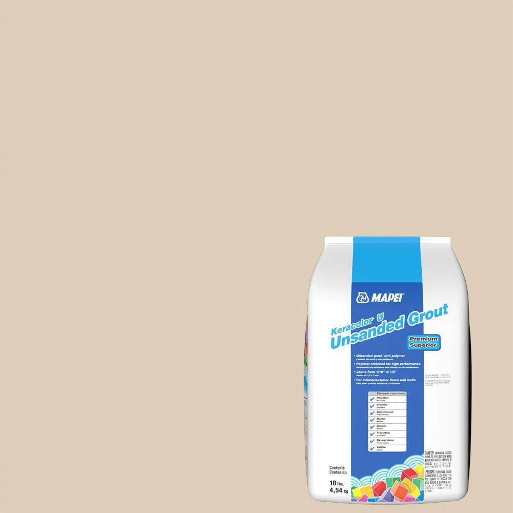 MAPEI Keracolor U Unsanded Grout, 49 Light Almond – 10 lb
