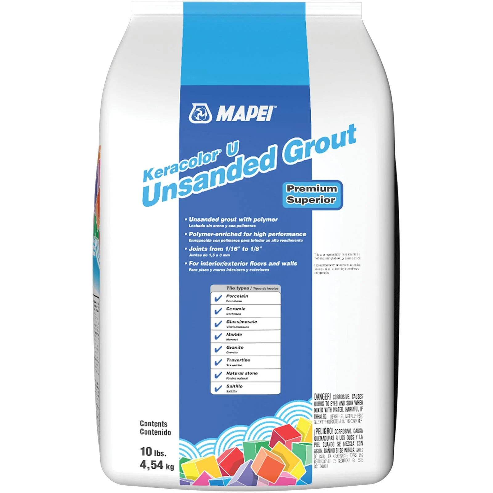 MAPEI Keracolor U Unsanded Grout, Pewter #5002 — 10 lb - Image 4