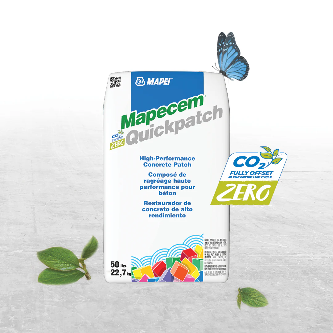 MAPEI Mapecem Quickpatch – Gray, 50 lbs (22.7 kg) High-Performance Concrete Patch