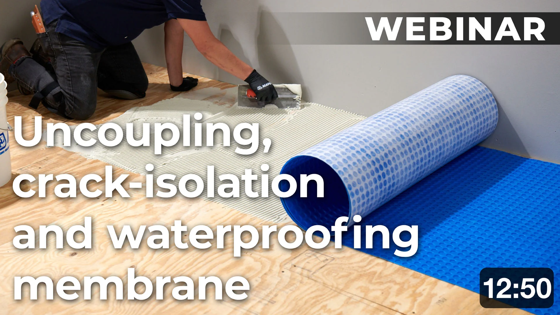 MAPEI Mapeguard UM 35 Uncoupling, Crack-Isolation, and Waterproofing Membrane - Image 2