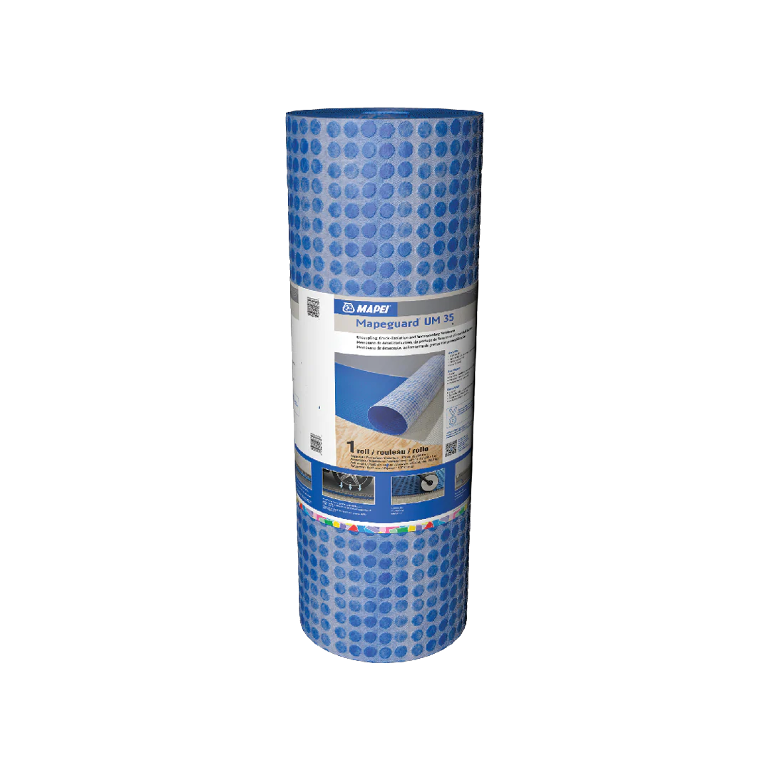 MAPEI Mapeguard UM 35 Uncoupling, Crack-Isolation, and Waterproofing Membrane