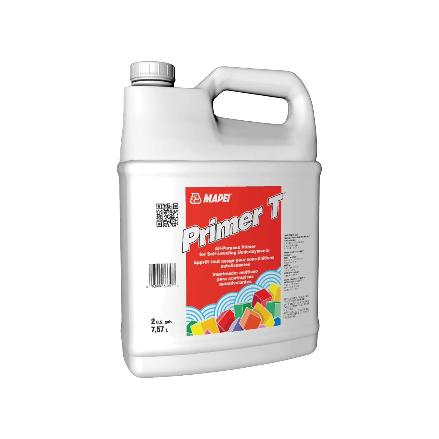 MAPEI Primer T – All-Purpose Acrylic Primer for Self‑Leveling Underlayments, Magenta, 2 gal (7.57 L)