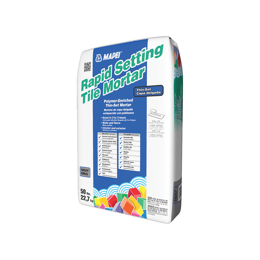MAPEI Rapid Setting 50-lb Gray Thin-Set Tile Mortar