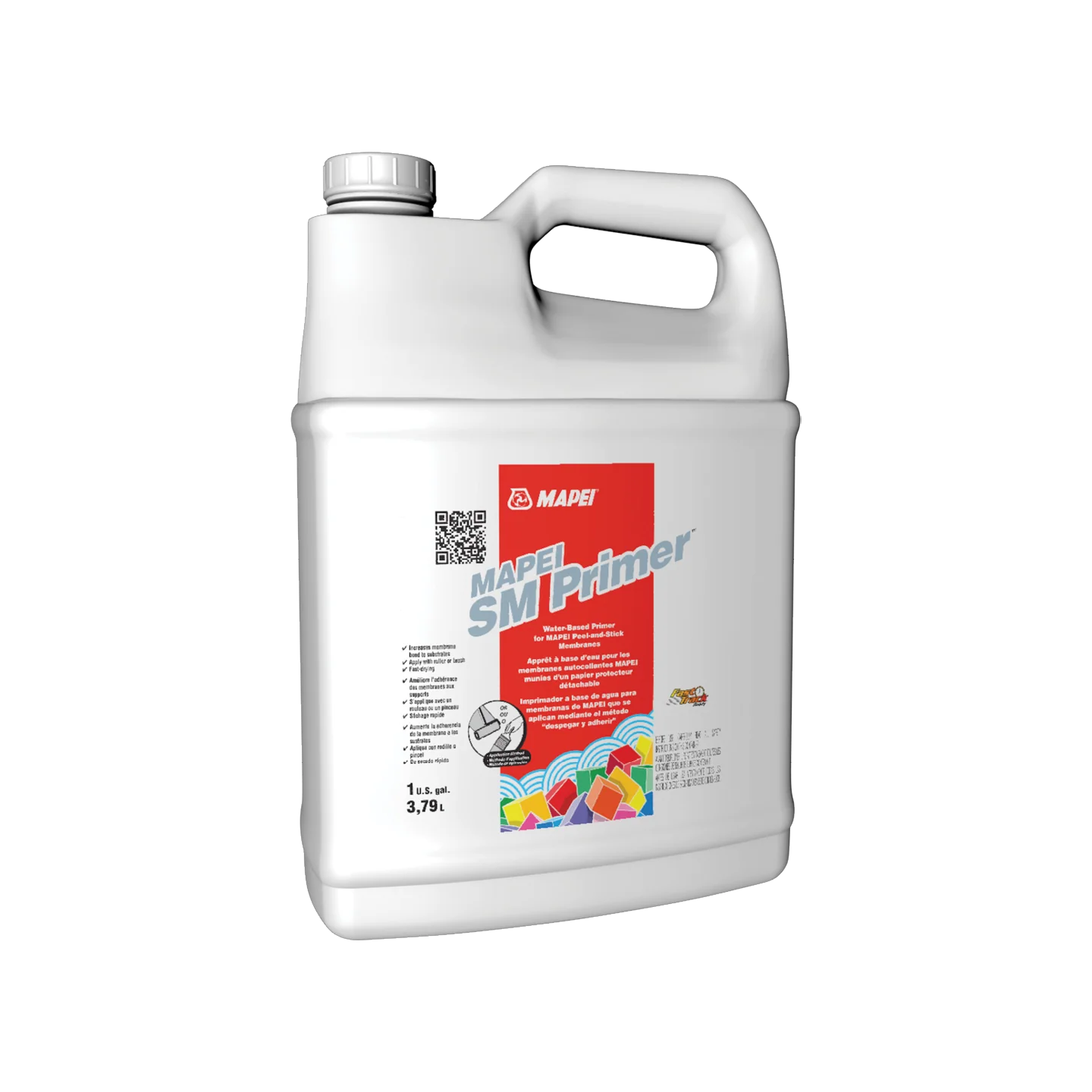 MAPEI SM Primer – Water-Based Primer for Peel-and-Stick Membranes, 1 gal