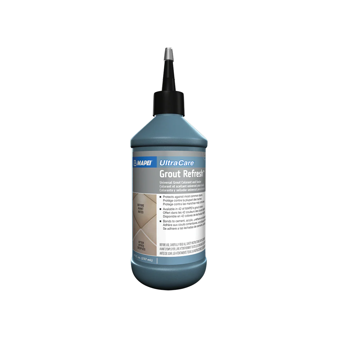 MAPEI UltraCare Grout Refresh, 8 fl oz, Pearl Gray – Ceramic/Porcelain Tile Grout Colorant & Sealer, Squeeze Bottle