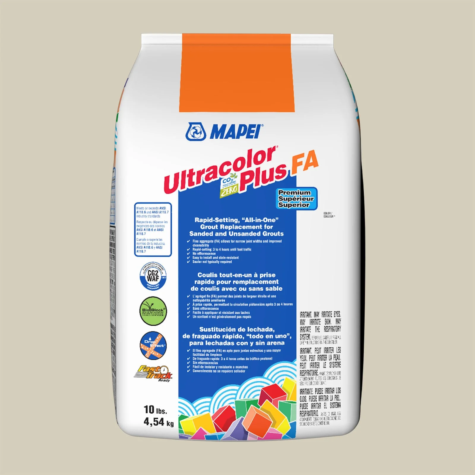 MAPEI Ultracolor Plus FA Grout, Biscuit #5014 – 10 lb Bag
