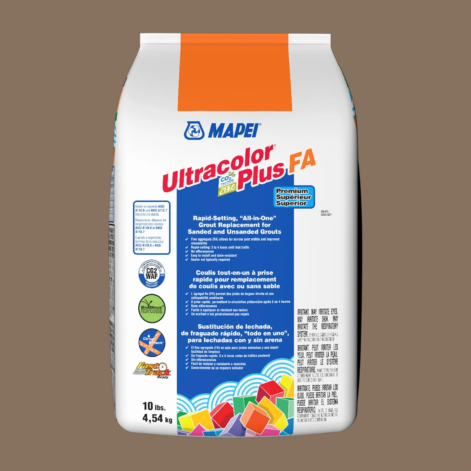 MAPEI Ultracolor Plus FA Grout, Mocha #5042 – 10 lbs