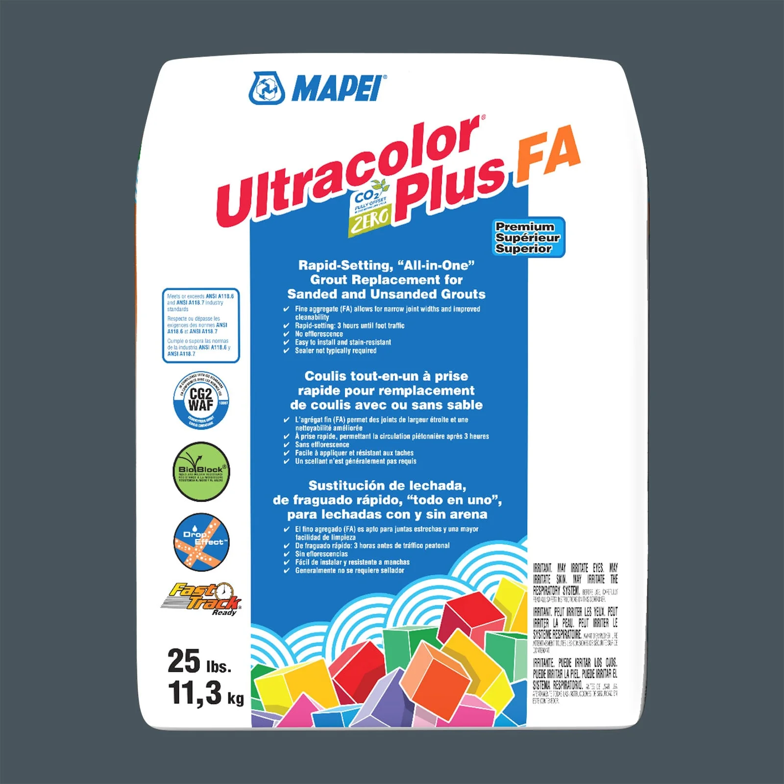 MAPEI Ultracolor Plus FA Grout, Night Sky #5232 – 25 lbs