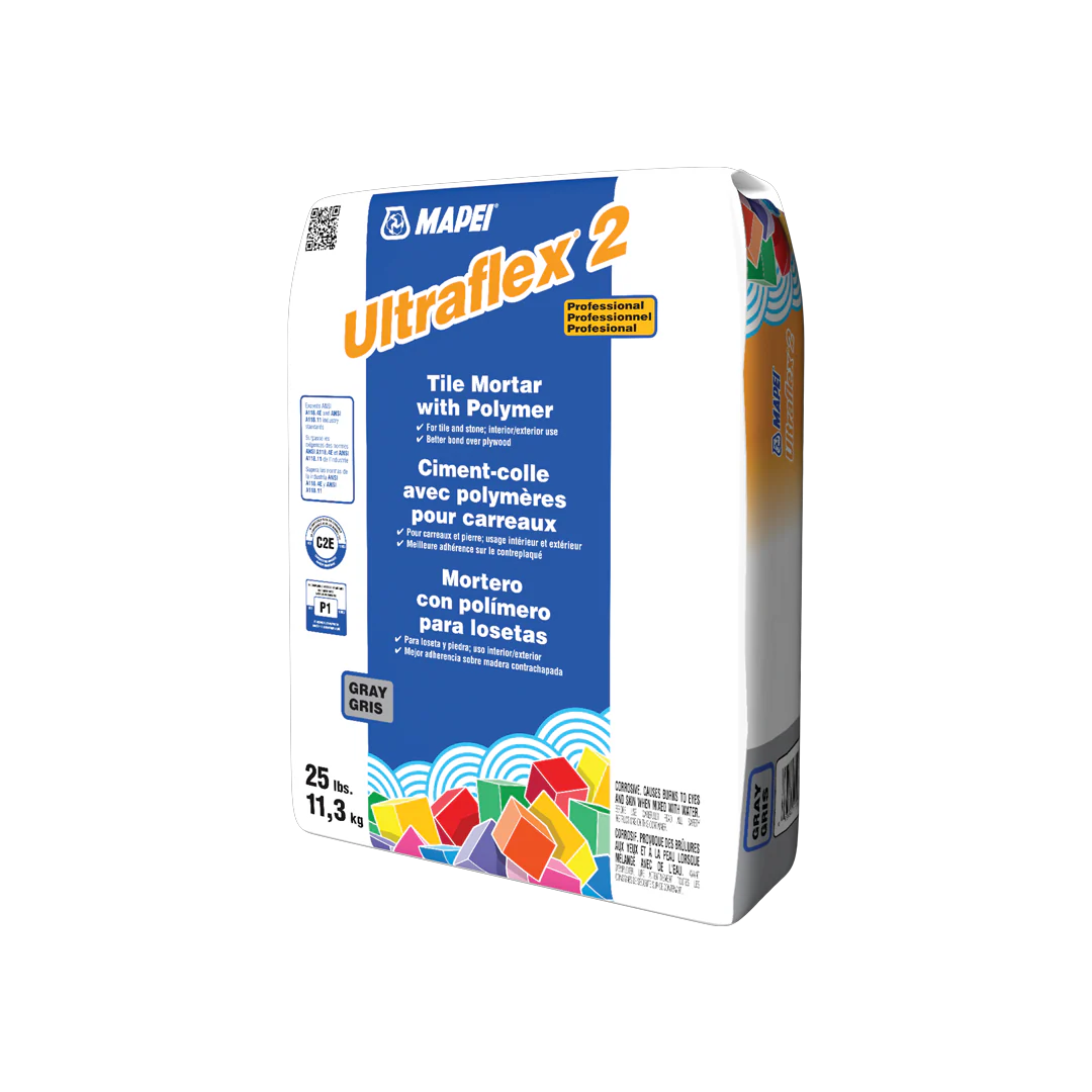 MAPEI UltraFlex 2 50-lb Gray Polymer-Modified Thinset Tile Mortar - Image 5