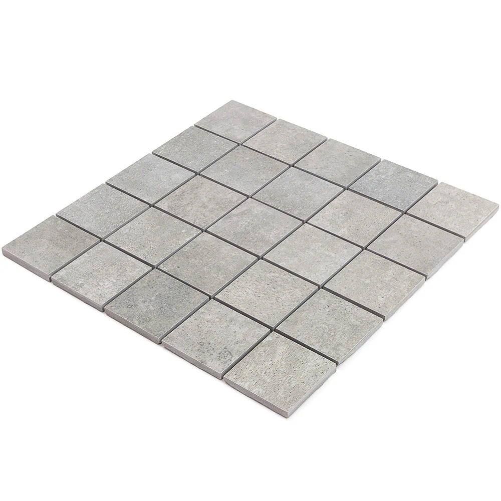 Marbella Greige 2x2 Matte Porcelain Mosaic Tile - Lux Tile - Image 2