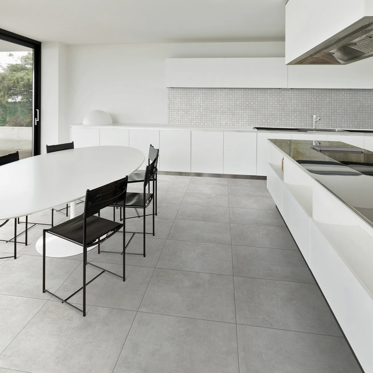 Marbella Perla Gray 24x24 Matte Porcelain Tile - Lux Tile