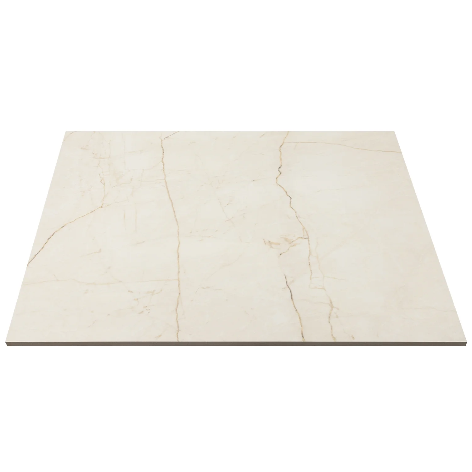 Marble Tech Crema Avorio Beige 24x24 Polished Porcelain Tile - Image 3