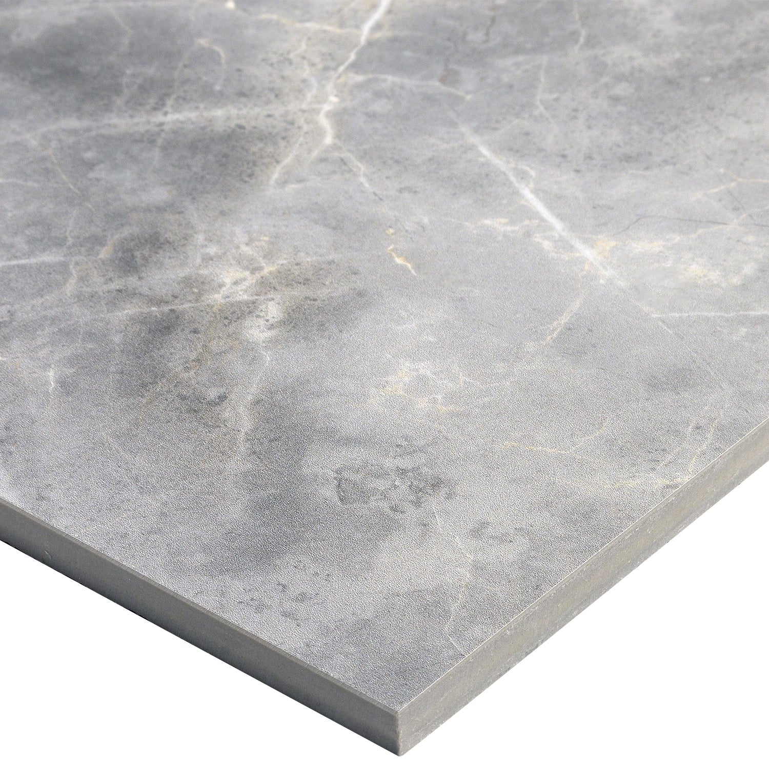 Marble Tech Grigio Imperiale Gray 24x24 Polished Porcelain Tile - Image 4