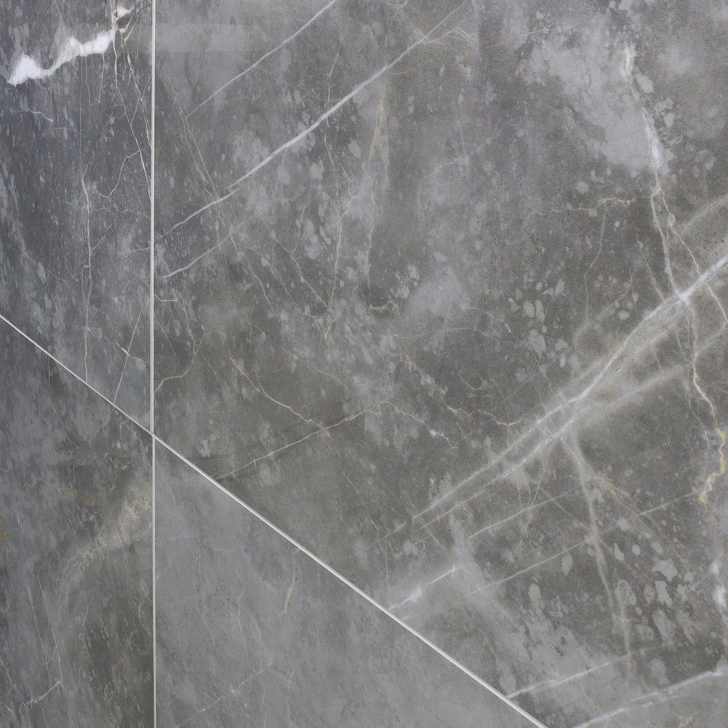 Marble Tech Grigio Imperiale Gray 24x24 Polished Porcelain Tile - Image 5