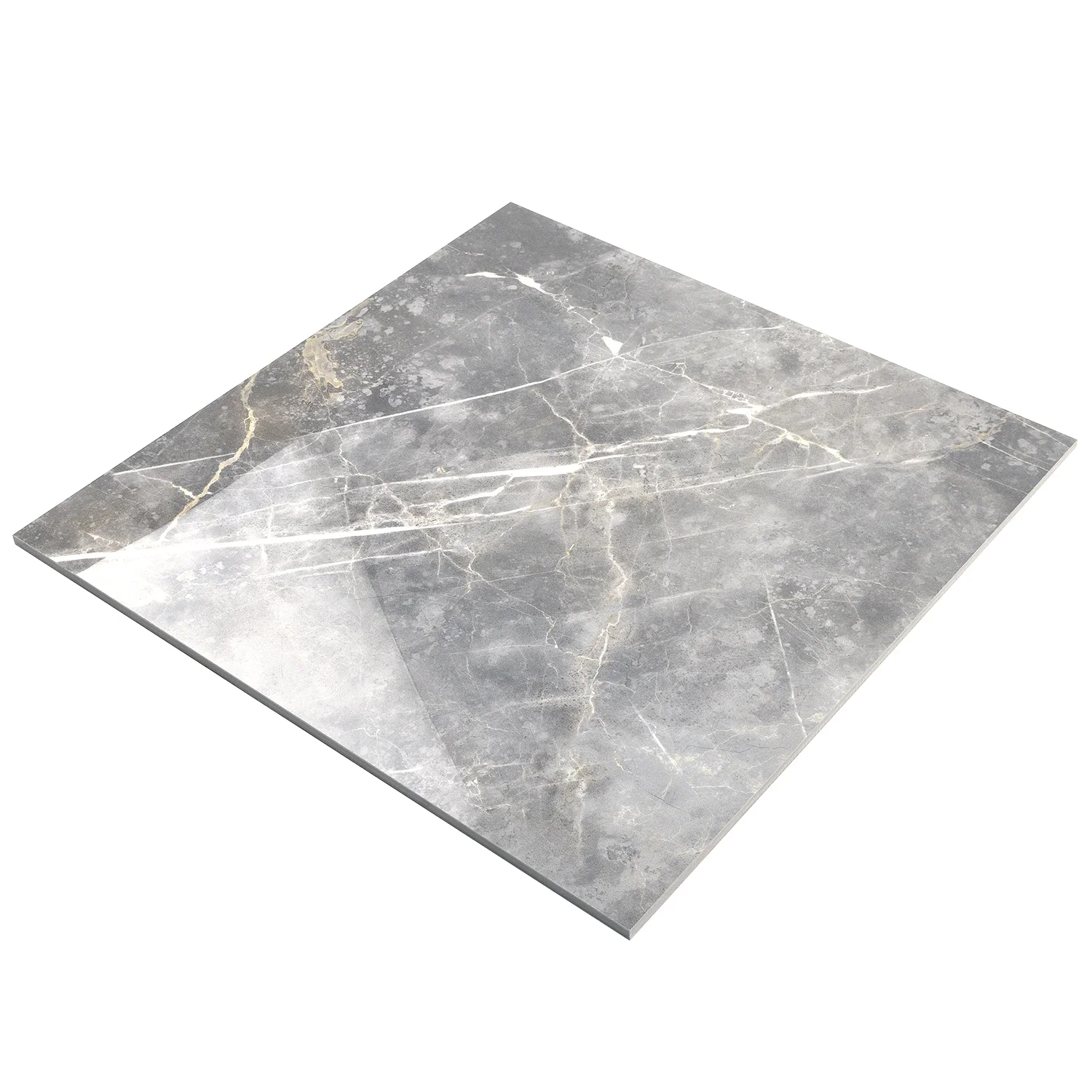 Marble Tech Grigio Imperiale Gray 24x24 Polished Porcelain Tile - Image 7