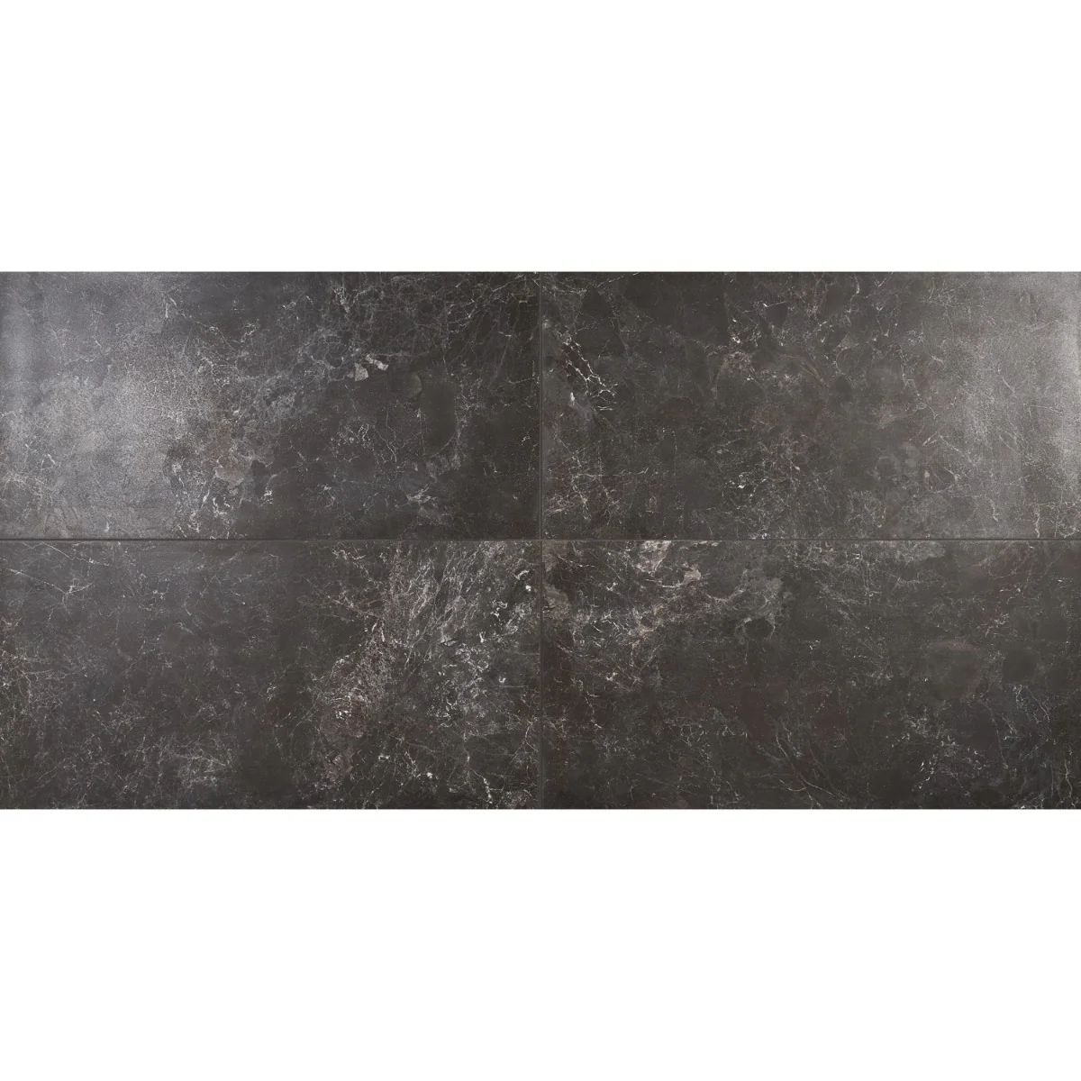 Marmo Perfetto Nero 24x48 Semi-Polish Porcelain Tile - Lux Tile - Image 3