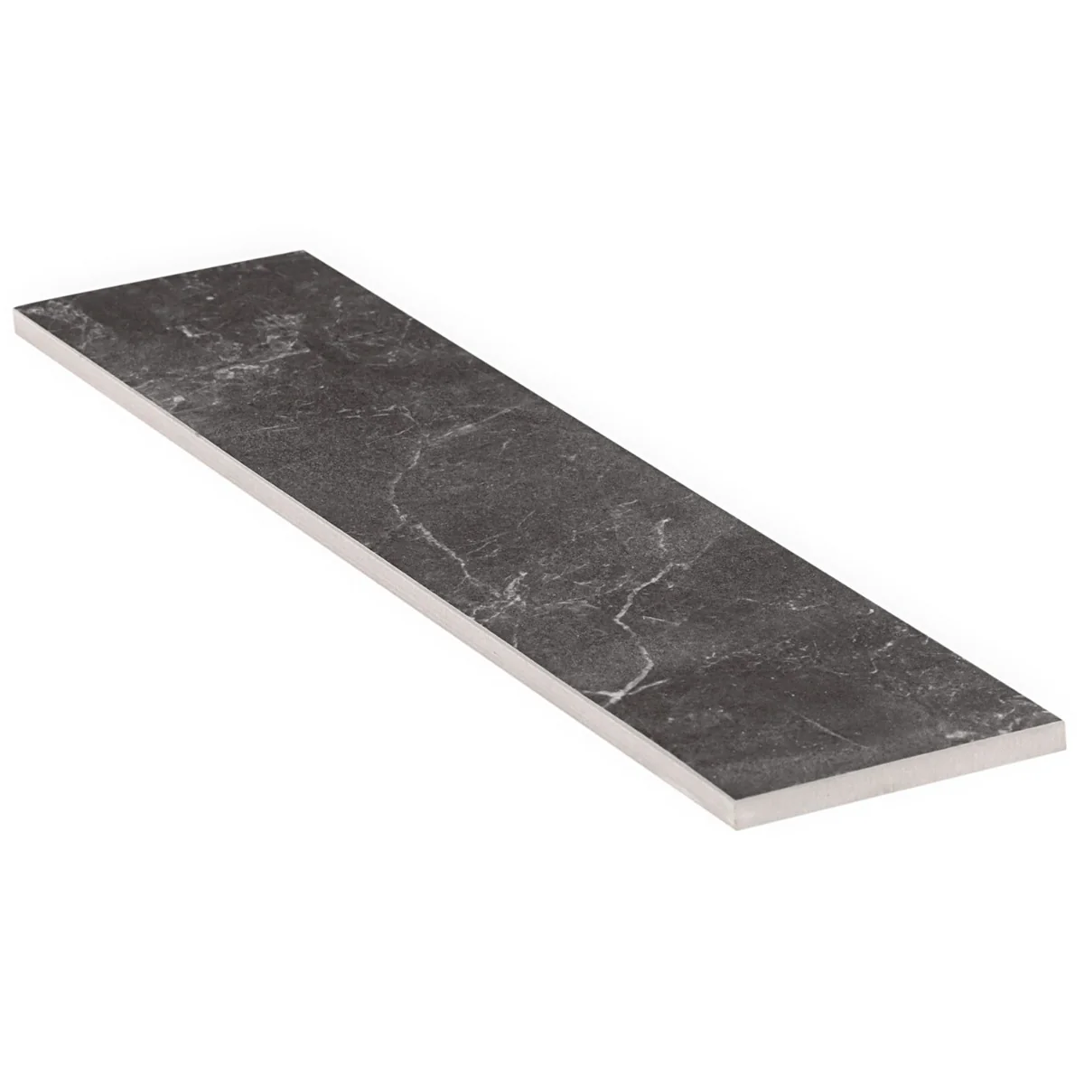 Marmo Perfetto Nero 4x16 Semi-Polished Porcelain Tile - Lux Tile - Image 3