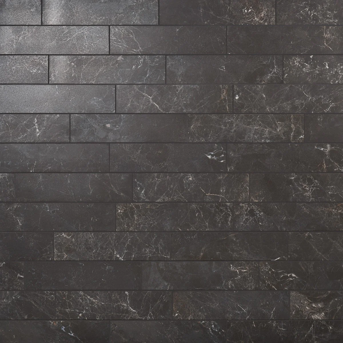 Marmo Perfetto Nero 4x16 Semi-Polished Porcelain Tile - Lux Tile - Image 4