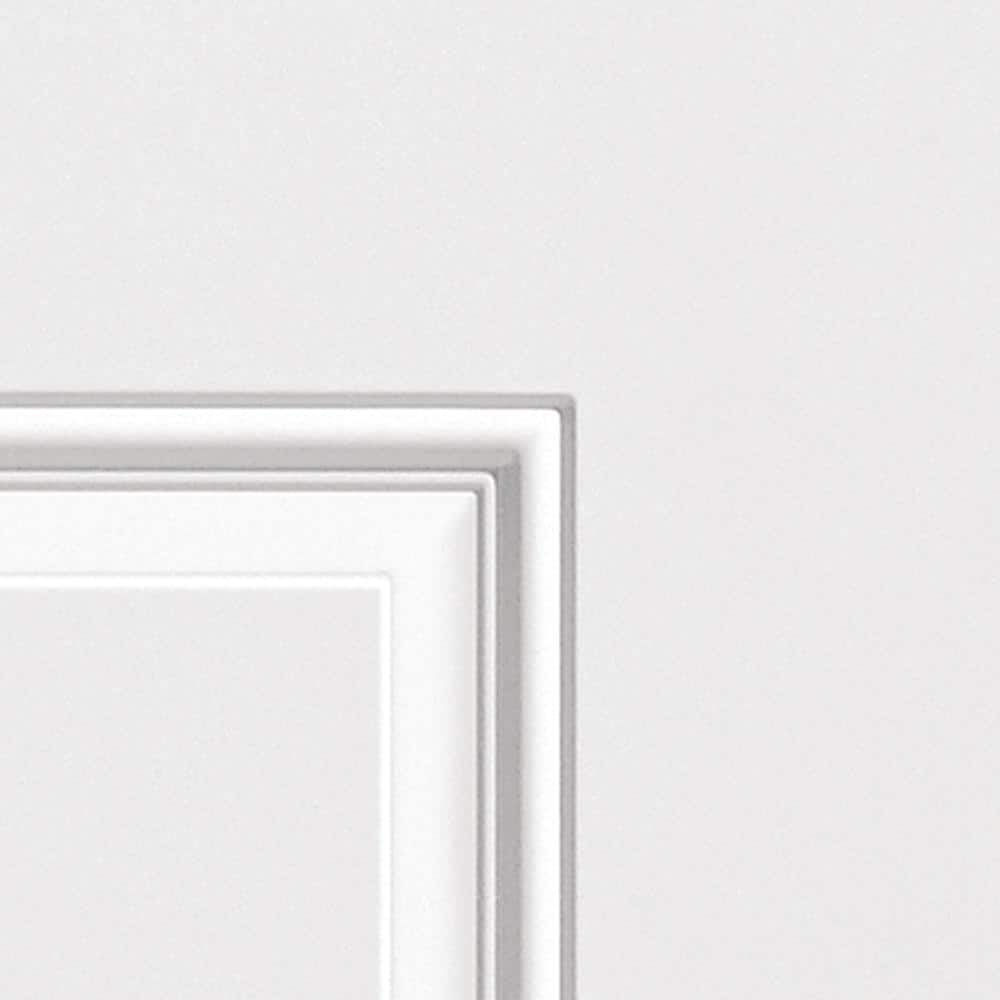 Masonite 36 in. x 80 in. Premium Half Lite Mini Blind Primed Steel Prehung Front Door with No Brickmold, Right-Hand Inswing - Image 6