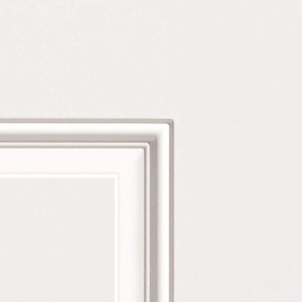 Masonite 36-in x 80-in Steel Half Lite Left-Hand Inswing Primed Prehung Single Front Door with Brickmould, Insulating Core, Blinds Between Glass - Image 4